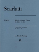 Piano Sonata in E Major K. 380 L. 23 by Scarlatti Domenico for Piano