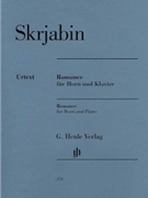 Romance for Horn and Piano by Scriabin Alexander for French Horn