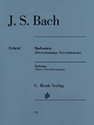 Sinfonias (Three Part Inventions) by Bach Johann Sebastian for Piano