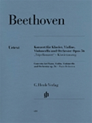 Triple Concerto Opus 56 by Beethoven Ludwig van for Piano Trio
