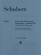 Arpeggione Sonata D821 by Schubert Franz for Cello and Piano