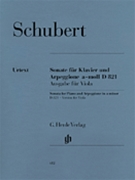 Arpeggione Sonata D821 by Schubert Franz for Viola and Piano