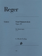 5 Humoresques by Reger Max - Voss/Brauss - for Piano