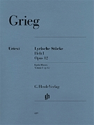 Lyric Pieces Book 1 Opus 12 by Grieg Edvard for Piano