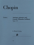 Andante Spianato and Grande Polonaise Brillante E Flat Major Op. 22 by Chopin Frederic for Piano