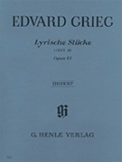 Lyric Pieces Book 3 Opus 43 by Grieg Edvard for Piano