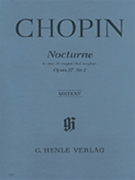 Nocturne Opus 37 #2 by Chopin Frederic for Piano