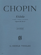 Etude Opus 10 #12 by Chopin Frederic for Piano