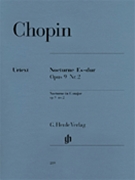 Nocturne Opus 9 #2 by Chopin Frederic for Piano