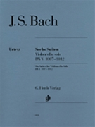 6 Suites For Solo Cello Bwv1007-1012 by Bach Johann Sebastian for Cello Solo