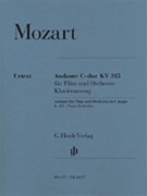 Andante In C Major K315 by Mozart Wolfgang Amadeus for Flute and Piano