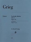 Lyric Pieces Book 5 Opus 54 by Grieg Edvard for Piano