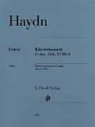 Concerto In G Major Hob XVIII:4 by Haydn for 2 Piano 4 Hands