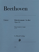Sonata Opus 26 A-flat Major Funeral March by Beethoven Ludwig van - Wallner/Hansen - for Piano