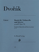 Rondo In G by Dvorak Antonin for Cello and Piano