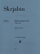 Sonata #6 Opus 62 by Scriabin Alexander for Piano