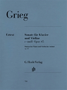 Violin Sonata in C minor Op. 45 by Grieg Edvard for