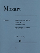 Concerto No. 2 in D Major K211 by Mozart Wolfgang Amadeus for