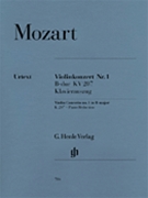 Concerto No. 1 in B Flat Major K207 by Mozart Wolfgang Amadeus for