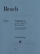 Violin Concerto In G Minor Opus 26 by Bruch Max - Kube Michael Edito - for Violin and Piano