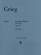Lyric Pieces Book 8 Opus 65 by Grieg Edvard for Piano
