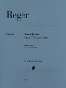 String Trios A minor Op. 77b and D minor Op. 141b by Reger Max for