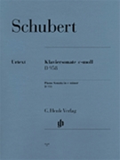 Sonata In C Minor D 958 by Schubert for Piano