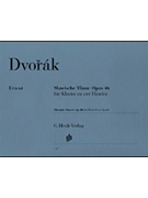 Slavonic Dances Opus 46 by Dvorak Antonin for 1 Piano 4 Hands