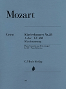 Concerto #23 K488 A Major by Mozart Wolfgang Amadeus for 2 Piano 4 Hands