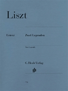 Two Legends by Liszt Franz for Piano