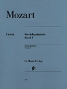 String Quintets Volume 1 by Mozart Wolfgang Amadeus for Str Quintet (Vol 1)