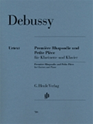 Premiere Rhapsodie Une Petite Piece by Debussy Claude for Bb Clarinet and Piano
