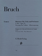 Romance For Viola In F Major Opus 85 by Bruch Max - Gertsch Norbert - for Violin and Piano