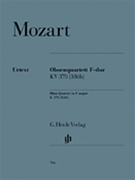 Oboe Quartet F Major K.370 (368b) by Mozart Wolfgang Amadeus for