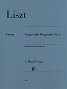 Hungarian Rhapsody #6 by Liszt Franz for Piano