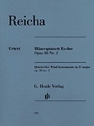 Quintet In E-flat Major Opus 88 #2 by Reicha Anton - Wiese and Mullemann - for Woodwind Quintet Pa