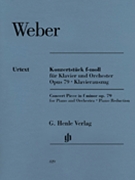 Concertpiece Opus 79 by Weber Carl Maria von - Hamelin - for 2 Piano 4 Hands