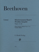 Piano Sonatas Volume 1 Op 2-22 - Perahia Edition Paperbound
