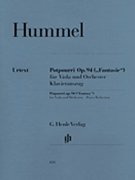 Potpourri Opus 94 (fantasy) by Hummel Johann Nepomuk for Viola and Piano