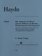 7 Last Words Of Christ by Haydn Joseph - heitmann Ch - for Str Quartet (Urtext (heitmann Ch)