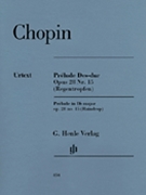 Prelude Opus 28 #15 D-flat Major by Chopin Frederic for Piano (Urtext)