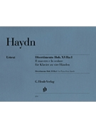 Divertimento Hob. XVIIA:1 by Haydn Joseph for 1 Piano 4 Hands