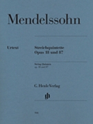 String Quintets Opus 1887 by Mendelssohn Felix - Herttrich Ernst - for Str Quintet