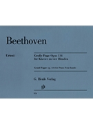 Grand Fugue Opus 134 by Beethoven Ludwig van for 1 Piano 4 Hands