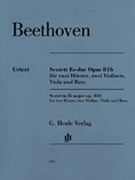 Sextet In E-fl Major Opus 81b by Beethoven Ludwig van - Voss Egon - for Instrument Sextet