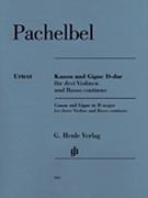 Canon & Gigue In D Major by Pachelbel Johann - Mullemann Norbert - for Violin Trio