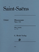 Sonata Opus 166 by Saint-Saens Camille - Jost Peter - for Oboe and Piano