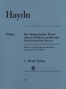 Seven Last Words Of Christ by Haydn Joseph for Piano