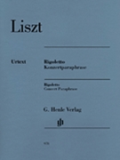 Rigoletto by Verdi and Liszt - Liszt - for Piano