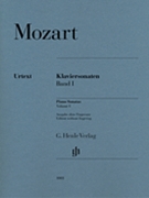 Piano Sonatas Volume 1 by Mozart Wolfgang Amadeus for Piano